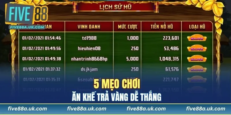 Nổ Hũ Ăn Khế Trả Vàng - Thủ Thuật Chinh Phục Jackpot 2025 7 5 mẹo chơi Ăn Khế Trả Vàng dễ thắng