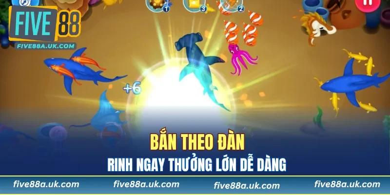 Bắn Cá H5 - Chinh Phục Đại Dương Xanh, Nhận Quà Nhanh 7 Bắn theo đàn - Rinh ngay thưởng lớn dễ dàng