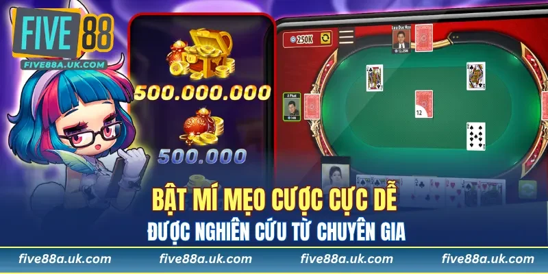 Bài Liêng FIVE88 - Game Bài Trực Tuyến Ăn Tiền Thật Cực Dễ 7 Bật mí mẹo cược cực dễ được nghiên cứu từ chuyên gia
