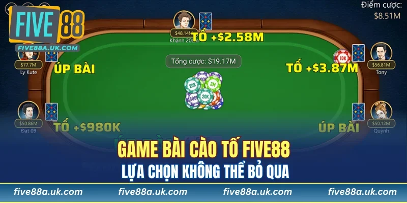 Cào Tố FIVE88 - Hướng Dẫn Cách Chơi Chi Tiết Cho Newbie 5 Lựa chọn không thể bỏ qua