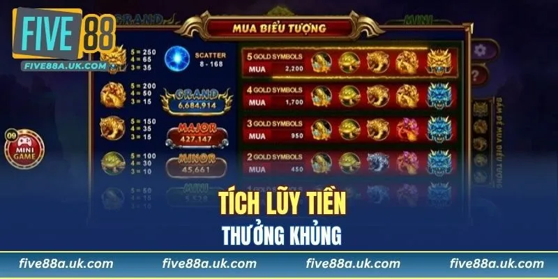 Tích lũy tiền thưởng khủng